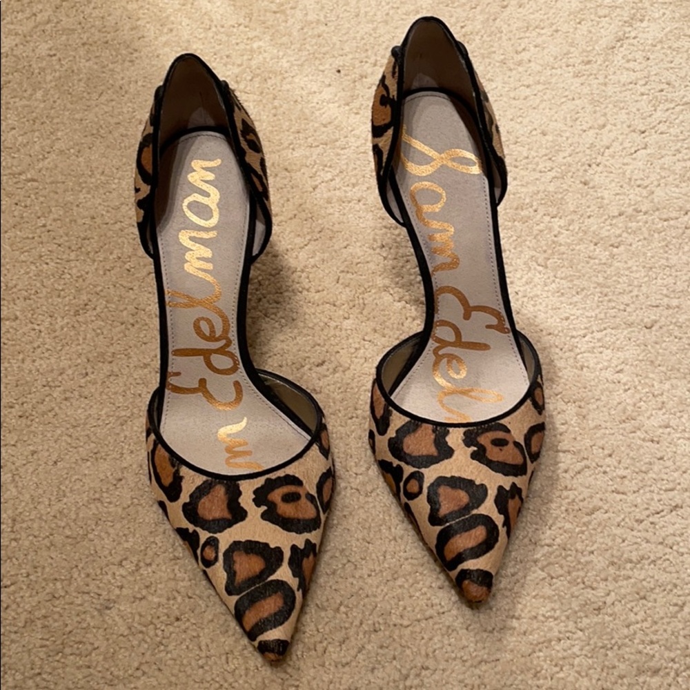 Sam Edelman Leopard heels